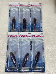 Mirrolure Sinking Twitchbait Lures, 3M PD Purple, 2 1/8”, 1/4 Oz, Lot Of (6) - Picture 1 of 6