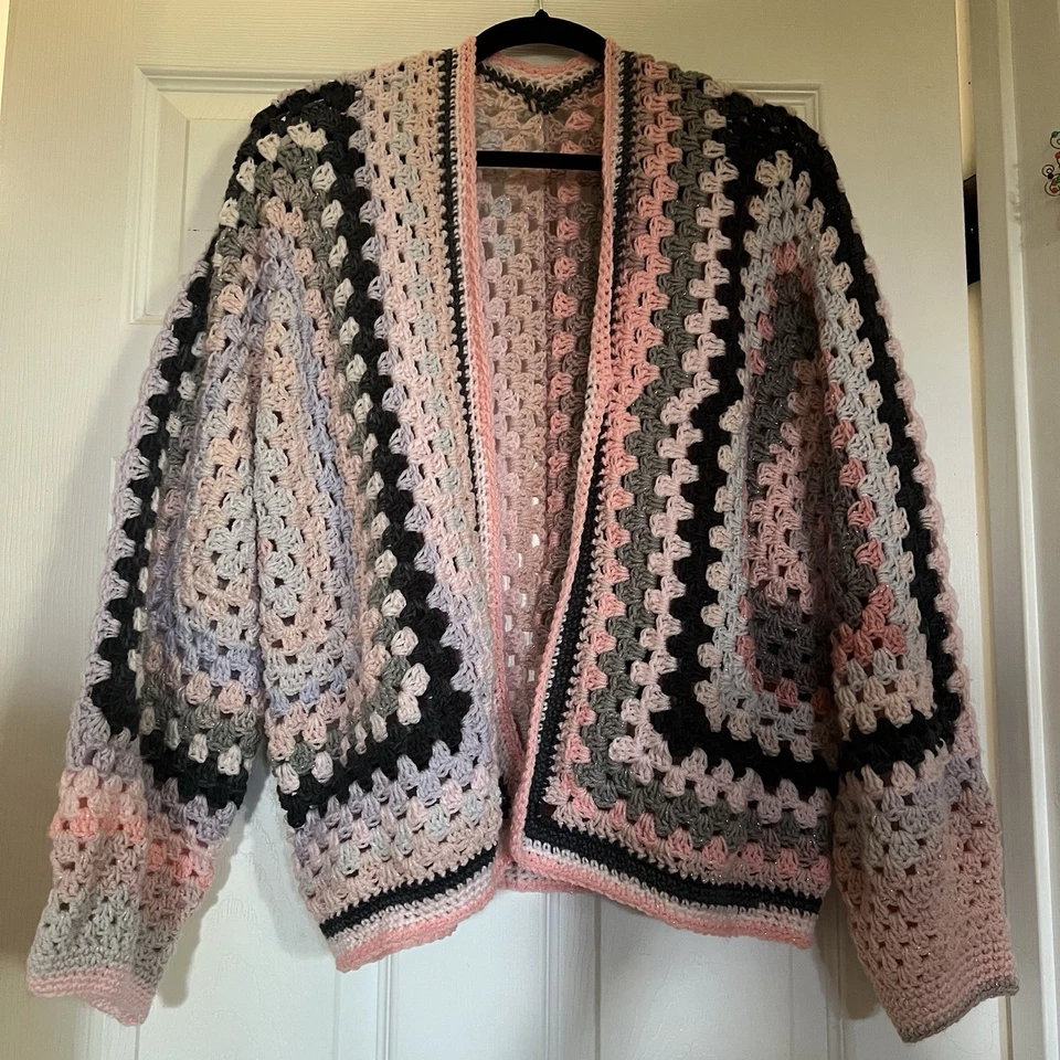 Handmade Crochet  Sweater/Cardigan Size S - Image 1 of 4