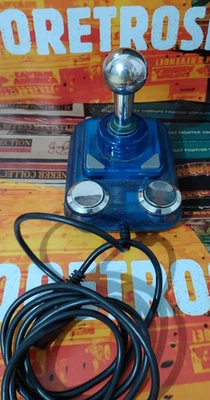 Competition Pro Joystick Blau (Commodore Amiga, XL, ST, 64) works 8-bit 16-bit - Bild 1 von 3