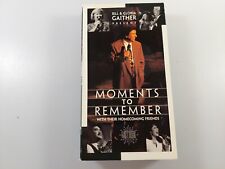 Moments to Remember [Video] by Bill & Gloria Gaither Gospel VHS Sealed FREESHIP 
