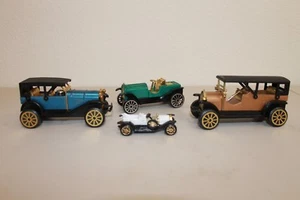  Konvolut 4 Oldtimer Mercedes Benz Modellauto Sammlerauto Spielzeug - Bild 1 von 7