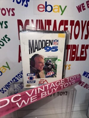 Madden NFL 95 Sega Genesis New Sealed First Release Not Mint L@@K 🏈 🔥 - Image 1 of 4