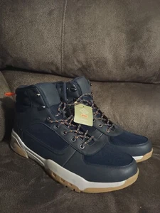 St John Baby Memory Foam Navy Reed size 13 medium Mens ankle Boot - Picture 1 of 6