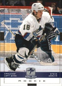 1999-00 Wayne Gretzky Hockey #171 Steve Kariya RC