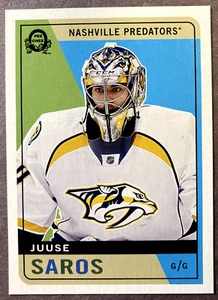2017-18 O-Pee-Chee Retro Parallel #372 Juuse Saros Nashville Predators - Picture 1 of 1