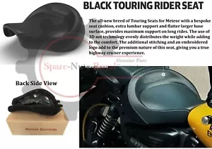 Royal Enfield "Meteor 350cc" Black "Touring Rider Seat" - Picture 1 of 7