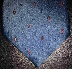 Buckingham Tie Silk Blend Dk Teal Geometric Diamonds Design NIB t4148 - Picture 1 of 5