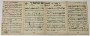 1946 Put That Kiss Back Where You Found It Klavier Noten Johnny Warrington - Bild 1 von 6