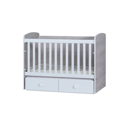 Baby Convertible Cot / Bed  Swing Basket  with Mattress 140x70cm - Image 1 of 2