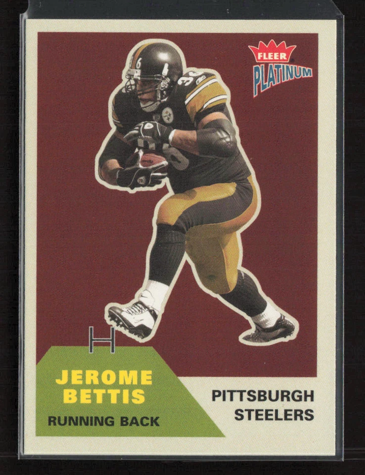 2002 Fleer Platinum #114 Jerome Bettis Pittsburgh Steelers Near Mint or Better - Image 1 of 2