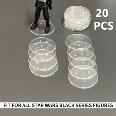 20Pcs Multi-Peg Stand Base for 6" Black Black Series MOTU Aciton Figure - image 1 of 4