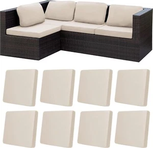 8/12 PCS Outdoor Patio Furniture Cushion Cover Set Replacement Covers- Assorted - Picture 1 of 47