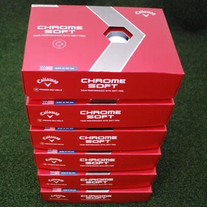Callaway Chrome Soft 22 Golf Balls - 6 Dozen - NEW - Picture 1 of 5