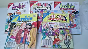 Lot Of 5 Archie's Double Digest Issues 225, 240, 247 and B&V Friends # 223, 234 - Picture 1 of 12