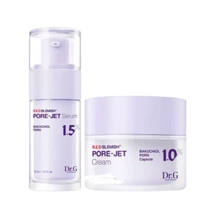 Dr.G Red Blemish Bakuchiol Pore jet Set Serum 30ml + Cream 30ml Pore Acne Care - Picture 1 of 6
