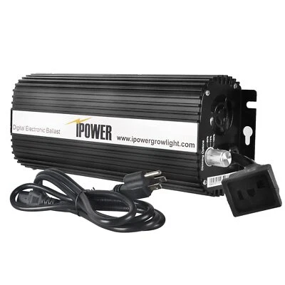 600 Watt Digital Dimmable Electronic Ballast for Hydroponic HPS MH Grow Light - Image 1 of 4