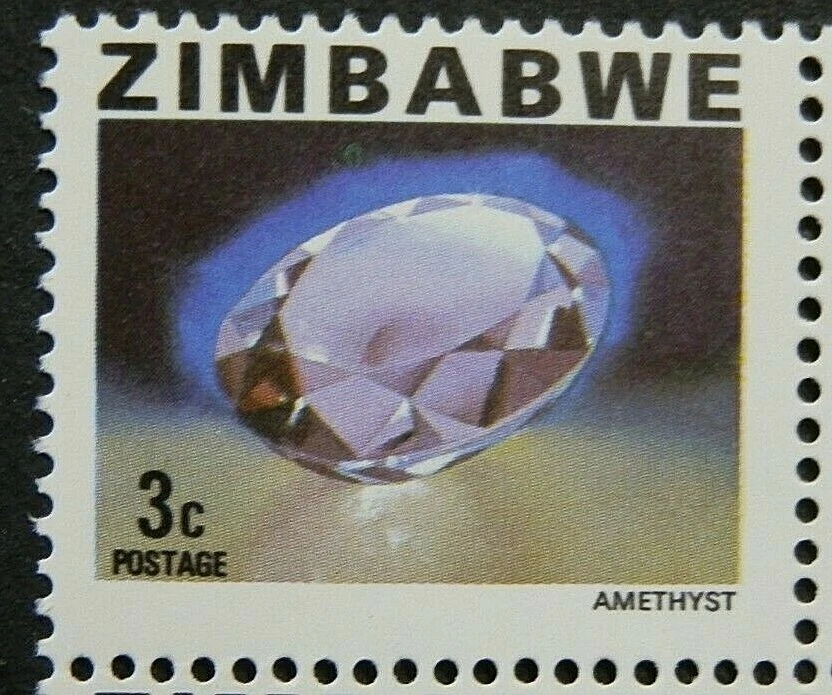 ZIMBABWE 1980 SG577 3c. AMETHYST  -  MNH - Image 1 of 1