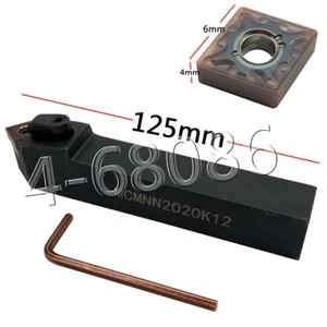 Herramienta de torneado de torno MCMNN2020K12 -80 + 2 piezas inserto de carburo CNMG120408-MA CNMG120404 - Imagen 1 de 3