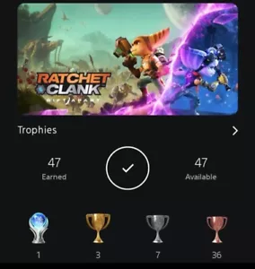 Ratchet and Clank: Rift Apart PS5 - Platinum Trophy Service - Picture 1 of 3