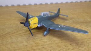 Vintage Dinky Junkers JU87B Stuka Dive Bomber #721 With Reproduction Bomb
