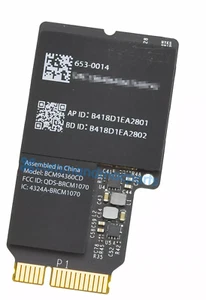 Flughafen WiFi Bluetooth Karte iMac 21,5 A1418, 27 A1419 Mac Pro A1481 2013 2014 - Bild 1 von 2