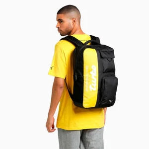 Mochila Porsche Legacy Puma Turbo - negra - stock del Reino Unido vendedor del Reino Unido - Imagen 1 de 7