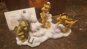 KRYSTONIA Snow Day #4010 Brand New Holiday Dragon China Signed - Picture 1 of 1
