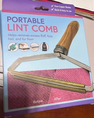Lint Remover Clothes Fuzz Fabric Shaver Roller Brush Tool Copper Blade - Imagem 1 de 4