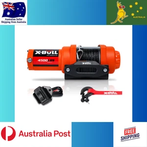 X-BULL Electric Winch 12v Synthetic Rope 4500LBS 4WD Off Road Bog Recovery2041KG - Picture 1 of 10