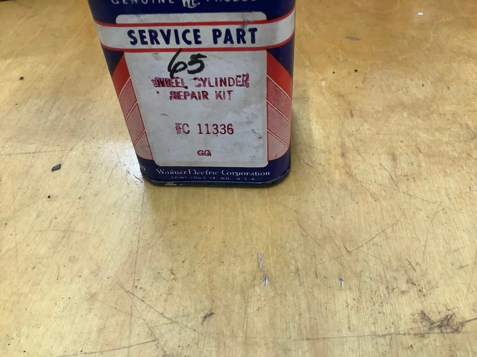 1950-85 CHEV,DODGE,FORD,GMC,MACK,STUDE,KIT CIL RODA DIANTEIRA BRANCA - WAGNER F11336 - Imagem 1 de 1