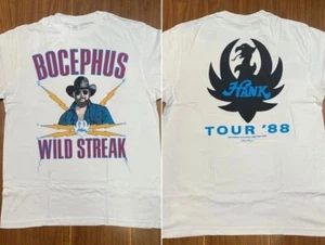 Camiseta de concierto musical Hank Williams Jr 1988 Bocephus Wild Streak Tour 88 - Imagen 1 de 3