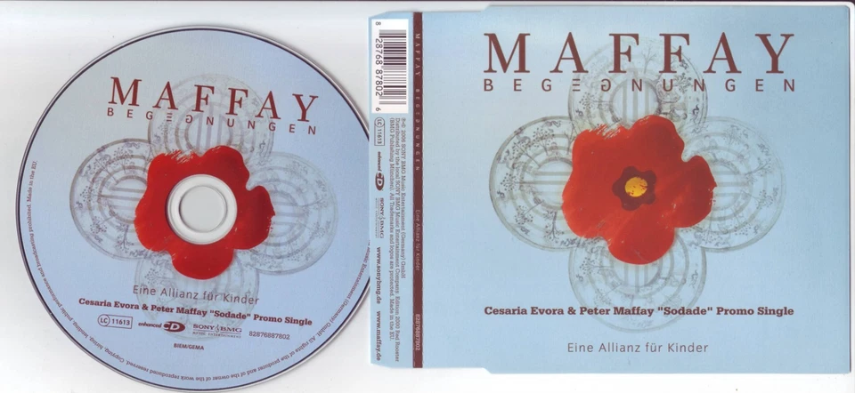 Maffay, Peter + Cesaria Evora: sodade [Enhanced PROMO CD SINGLE mit Reisebericht - Bild 1 von 1