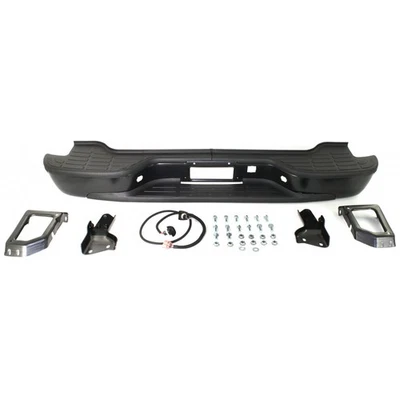 For GMC Yukon/XL 1500 Step Bumper 2000-2006 Powdercoated Black Steel - Image 1 of 4