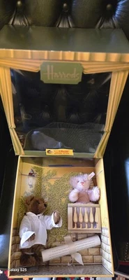 Steiff 653193 Harrods Romeo & Juliet Bear Set  🐻 musical Box Gwo 1999 Rare 🇬🇧 - Image 1 of 4