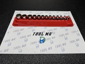 Snap-on Tools USA NEW 13pc 1/4" Drive 12-Point SAE Shallow Socket Set 113TMDY - Picture 1 of 10