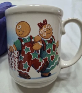 Vintage Longaberger Roger & Ginger 2000 Holiday Christmas Coffee Tea Mug - Picture 1 of 12