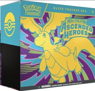 Ascended Heroes Regular Elite Trainer Box (ETB) - PRESALE CONFIRMED - Image 1 of 3