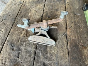 Antique Vintage Cast Iron And Brass Cooper Stewart Rain King Garden Sprinkler - Picture 1 of 3