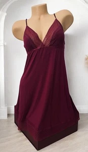 Victoria’s Secret Modal Soft & Lace Trim Slip Dress Sleepwear L - Picture 1 of 8