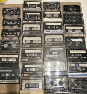 32 .Stück Cassetten -BASF - -Music Cassetten Ferro + Chromdixid Chrome Super 2 - Bild 1 von 21