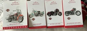 Hallmark Keepsake Ornament Harley Davidson 2017 2015 2013 2015 Set/4 - Picture 1 of 5