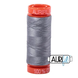 Aurifil Thread Mako 50wt 100% Cotton Small Spools 220 yds Each - Picture 1 of 253