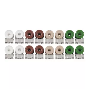 Circle Donut Metal Binder 3/4 inch Clips Photo 16 Pcs/SetCute Binder Kawaii Clip - Picture 1 of 6