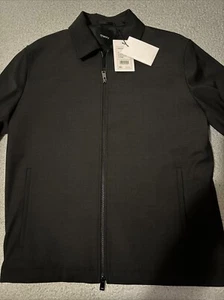 Theory Men Luxury Jacket DressUp Jacket Baltic/ Grey Melange Gray Size M665$ NWT - Picture 1 of 6