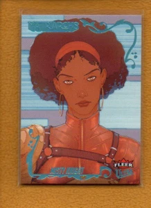 Lámina azul claro Misty Knight 2024 Fleer Ultra Matriarcas de Marvel #34/129 - Imagen 1 de 2