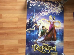 SELTENES FILMPOSTER DISNEY RAPUNZEL 2010 / 34 x 23 NAME GEÄNDERT IN TANGLED 15 JAHRE - Bild 1 von 5