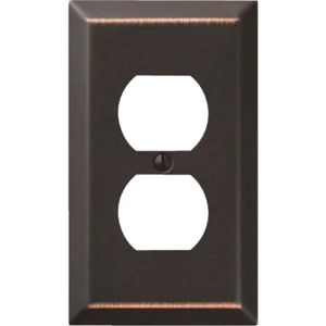 Placa de pared Amerelle Century acero bronce envejecido 1 dúplex 163DDB sellada - Imagen 1 de 8