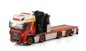 WSI 1:50 Alb. Swijnenburg DAF XF Space Cab MY2017 tarpaulin + Fass Truck Diecast - Picture 1 of 4