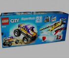 🛻LEGO CITY Super Pack 2 in 1~Monster Truck and Mail Plane ~ Set #66636 ~ 129 Pc