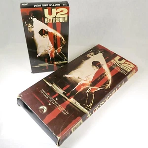 U2 Rattle and Hum Concert Movie VHS Tape Long Box 1989 Paramount Pictures - Imagen 1 de 10